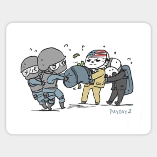 Chibi Payday Sticker